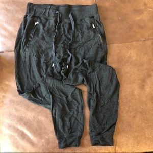 Black Joggers with Zipper Pockets